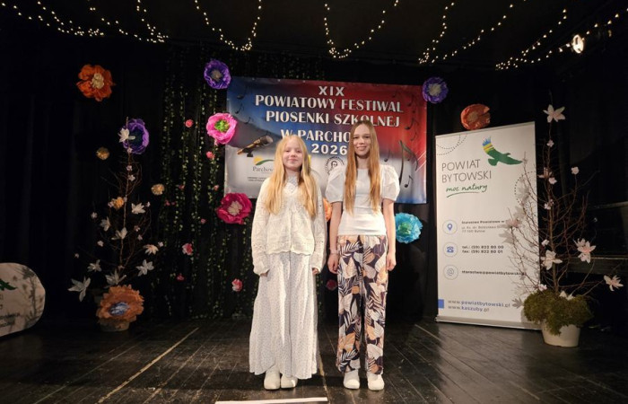 Nasze uczennice na kolejnej scenie… 